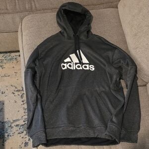 Adidas Men's Dark Gray Hoodie size XL